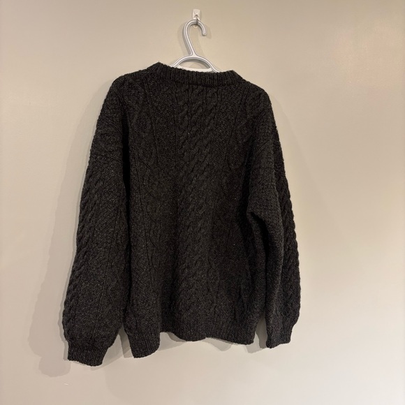 Nonia Newfoundland Handknits wool cable knit sweater fisherman’s style - Picture 3 of 11